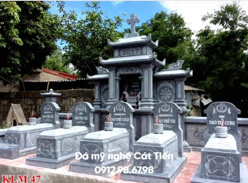 Đá mỹ nghệ Cát Tiến là đơn vị uy tín hàng đầu trong lĩnh vực thiết kế lăng mộ đá chuẩn phong thủy