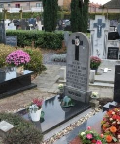 Mẫu mộ đá công giáo hoa cương CT03 do Đá Mỹ Nghệ Cát Tiến chế tác