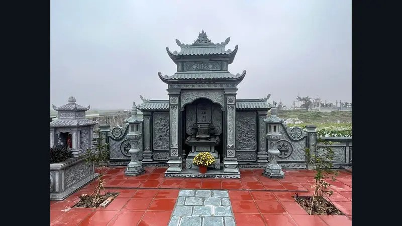 Mẫu khu lăng mộ đá Thanh Hóa chất lượng cao, chuẩn phong thủy