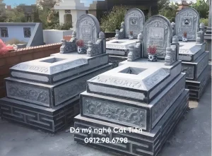 Kích thước mộ đá tròn đẹp, chuẩn phong thủy theo Thước Lỗ Ban