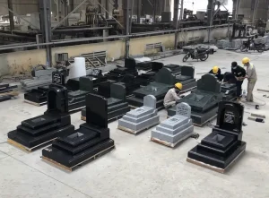 9 mẫu mộ ốp đá Granite đẹp, sang trọng được gia chủ yêu thích