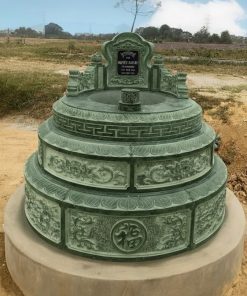 mộ đá xanh rêu tam cấp