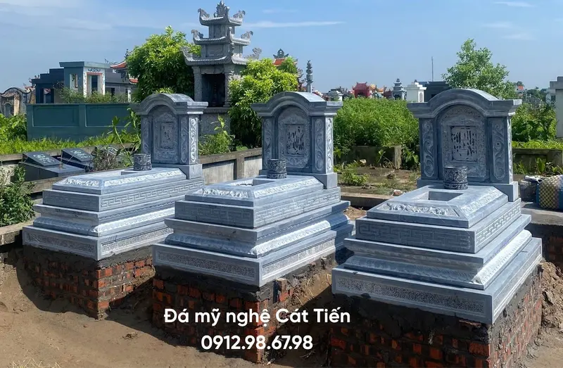 Đá mỹ nghệ Cát Tiến là đơn vị chuyên cung cấp các mẫu mộ đá đẹp, chất lượng với quy mô lớn