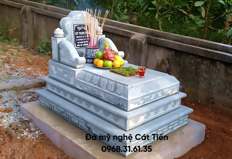 Chiều rộng mộ khoảng 2/3 chiều dài thường được coi là mộ phần có tỉ lệ hài hòa