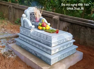 Quy trình 7 bước xây mộ tam cấp đẹp từ đơn vị thi công uy tín