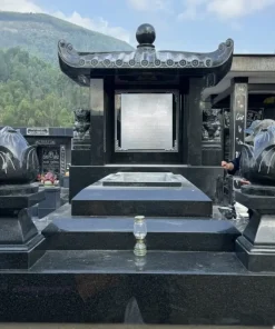 Lăng mộ đá hoa cương đen - CT82