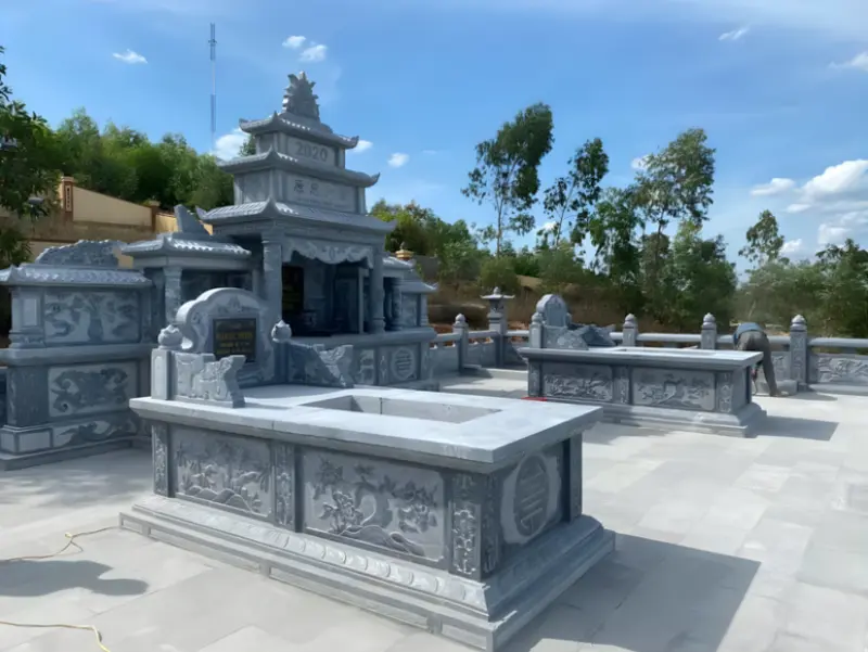 Mẫu khu lăng mộ đá gia đình
