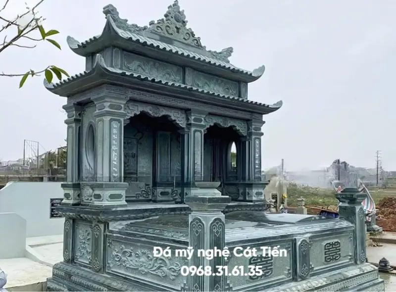 Mộ đá đôi chứa giá trị về mặt thẩm mỹ