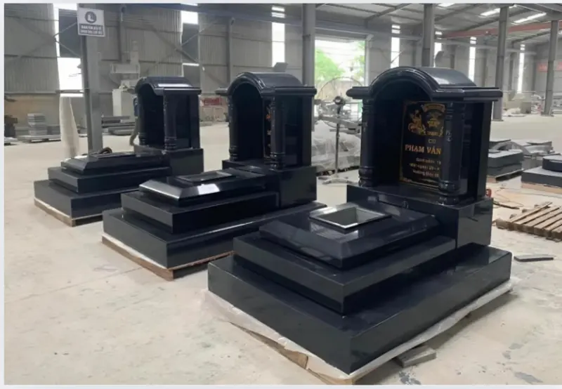 Mẫu mộ đá hoa cương mái vòm