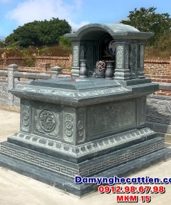 Mộ đá đơn mái vòm đẹp MKM 15