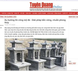 báo tuyên quang đá mỹ nghệ cát tiến