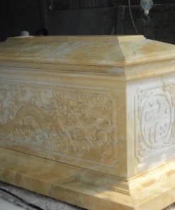 Mẫu mộ đá vàng CT62