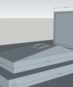 Thiết kế 3D cho mẫu mộ CT73