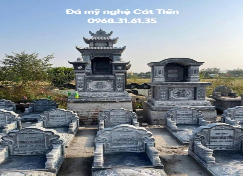  Mẫu khu lăng mộ đá gia đình mái vòm