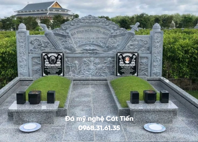 Mẫu lăng mộ đá gia đình