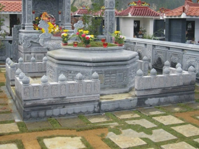 Khu Lăng Mộ Bát Giác Có Lan Can Đá - BG16