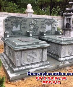 Lăng mộ đá đôi đẹp MDD 012