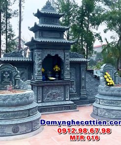 Lăng mộ đá tròn đẹp MTR 016