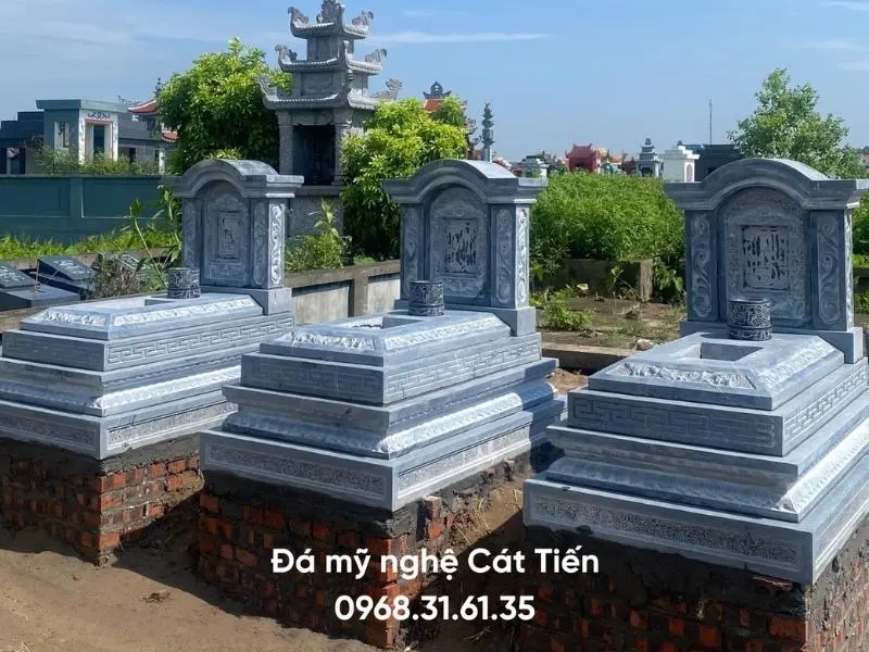 Đá mỹ nghệ Cát Tiến cung cấp nhiều mẫu lăng mộ đá đẹp, chuẩn phong thủy