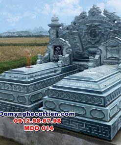 Mẫu mộ đôi đá đẹp MDD 014