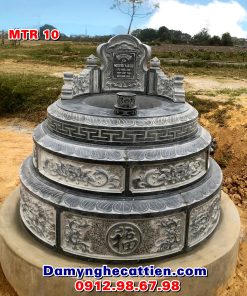 Mẫu mộ tròn đá đẹp MTR 10