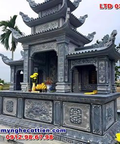 Lăng thờ đá 3 ba mái đẹp LTD 030