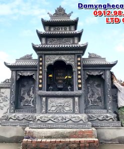 Lăng thờ đá đẹp gia đình dòng họ LTD 025