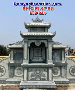 Lăng thờ đá gia đình đẹp LTD 024
