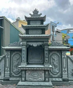 mộ đá xanh đen