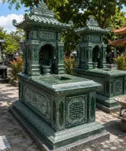 lăng mộ bằng đá xanh