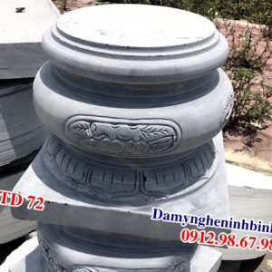 Chân tảng đá kê cột nhà gỗ CTD 72
