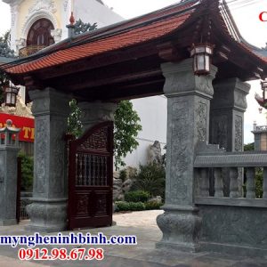 Cổng nhà biệt thự đá 61