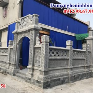 Cổng đá nhà thờ họ 62
