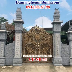 Cột cổng đá nhà thờ họ CDNB 64