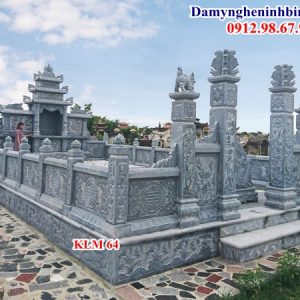 Khu lăng mộ đá nghĩa trang gia đình dòng họ 64