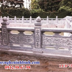 Lan can giậu đá hàng rào 72