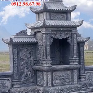 lăng thờ đá xanh đen