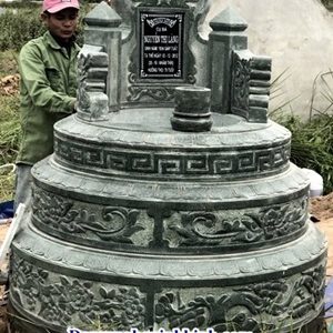 Mộ tròn đá xanh rêu Thanh Hóa
