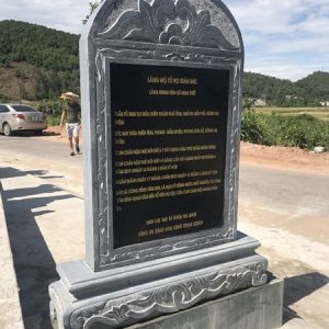 Mẫu bia mộ đá tự nhiên đẹp 44