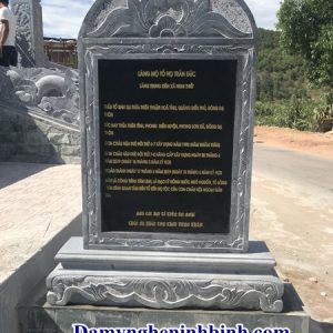 Mẫu bia mộ đá tự nhiên đẹp 45