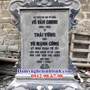 Mẫu bia mộ đá tự nhiên đẹp 46