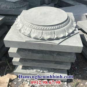 Mẫu chân tảng đá kê cột gỗ nhà sàn đẹp 66