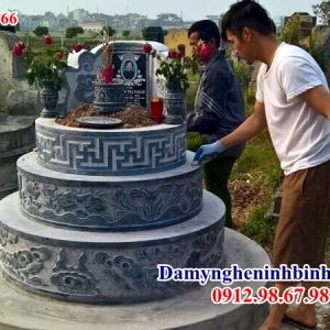 Mẫu mộ tròn đá 66