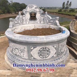 Mẫu mộ tròn đá 65