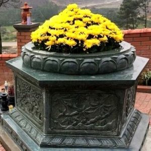 Mẫu mộ đá xanh rêu Nghệ An