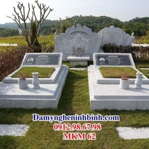 Mẫu mộ đá đẹp MKM 62