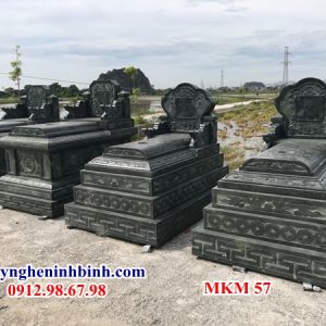 Mộ đá tam sơn 5 cấp không mái 57