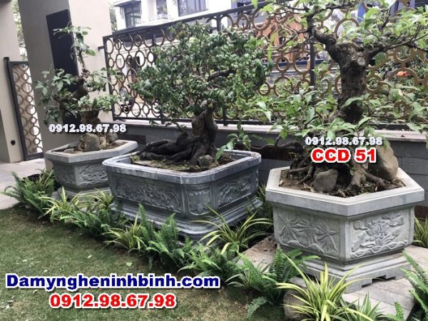 chậu bể cây cảnh đá xanh rêu thanh hóa ninh bình ccd 51