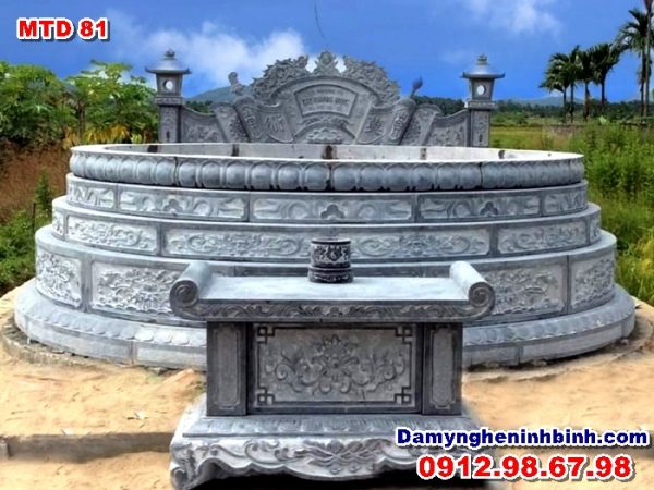 lăng mộ tổ tròn đá dòng họ mtd 81